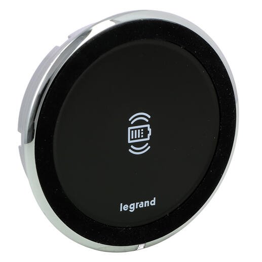 Legrand - Incara™ Mosaic - 15W bezdrátová nabíječka bez zdroje, černá