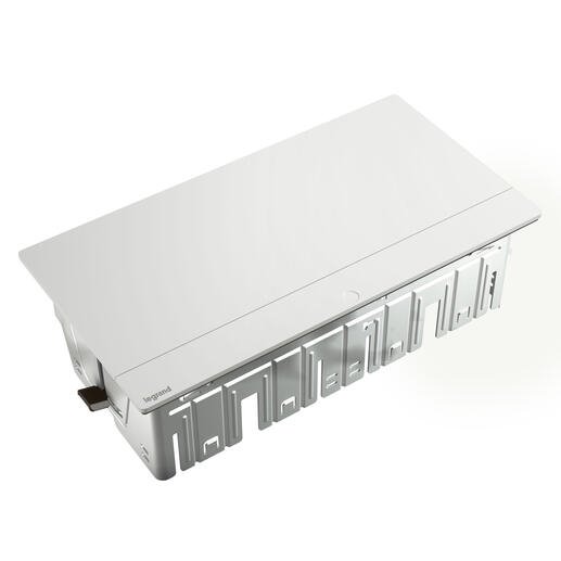 Legrand - Incara™ Pop-up - Prázdná krabice do nábytku, bílá, pro 8 modulů