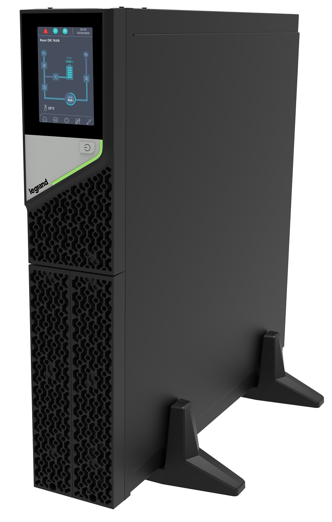 LEGRAND UPS Keor DK 1000VA/1000W, On-Line, Rack(2U)/Tower, výstup 6x IEC C13, USB, slot pro LAN, sinus