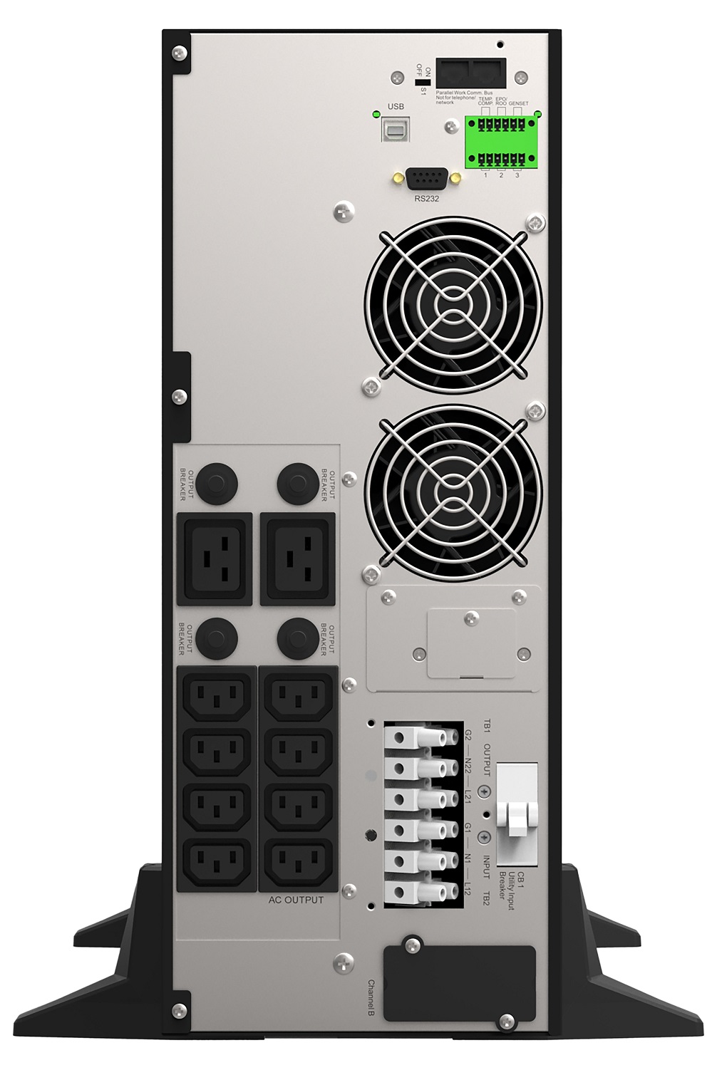LEGRAND UPS Keor DK 6000VA/6000W, On-Line, Rack(4U)/Tower, výstup 8/2x IEC C13/C19 + svorky, RS232, slot pro LAN