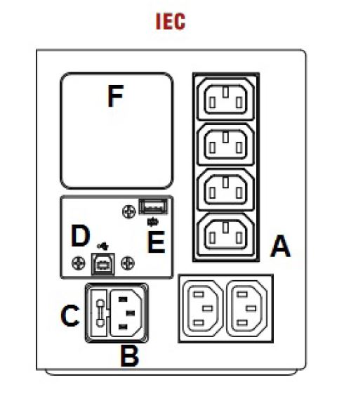 LEGRAND UPS Keor SP 1000VA/600W IEC, Line-interactive, Tower, výstup 6x IEC C13, USB, USB nabíjení 1A