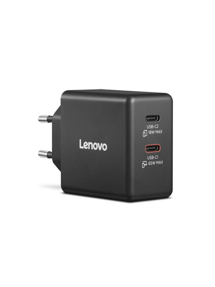Lenovo Dual USB-C 65W GaN nabíječka