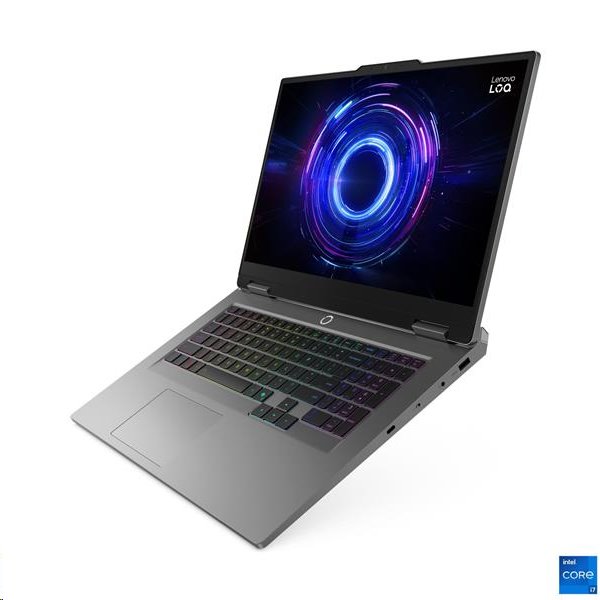Lenovo IP LOQ 17IRX10, i7-13650HX, 17.3˝ 1920 x 1080 FHD, RTX 5050/8GB, 16GB, SSD 512GB, FDOS, šedý, 2y CI bez AC