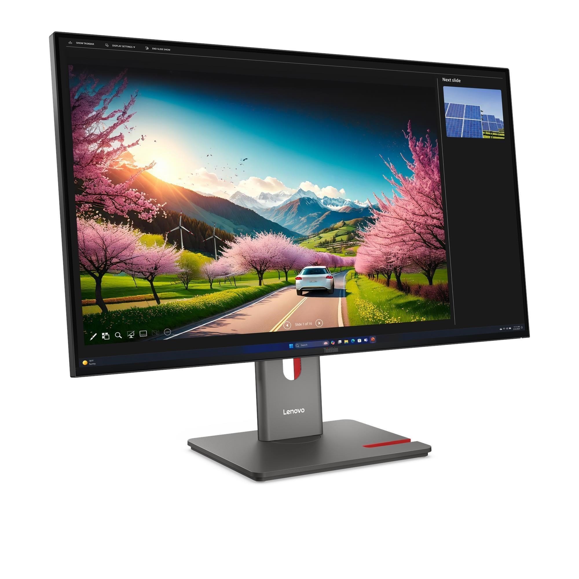 Lenovo LCD P32UD-40 + MC60 - 31.5",IPS,16:9,3840x2160,350cd/m2,1500:1,4ms,HDMI,DP,DPout,DC,USB Hub,USB-C(TB4),RJ45,Pivot