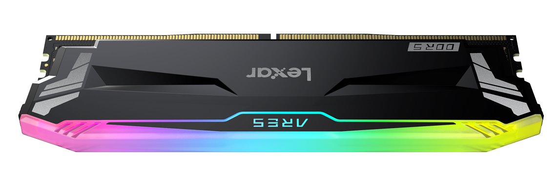 Lexar ARES DDR5 32GB (kit 2x16GB) UDIMM 6400MHz CL32 XMP 3.0 - RGB, Heatsink, černá