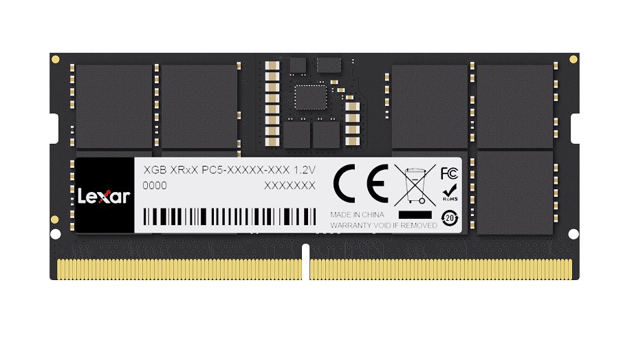 Lexar DDR5 16GB SODIMM 5600MHz, CL46, 262 PIN - Blister balení