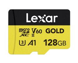 Lexar paměťová karta 128GB GOLD microSDXC™ UHS-II (čtení/zápis: 280/100MB/s)