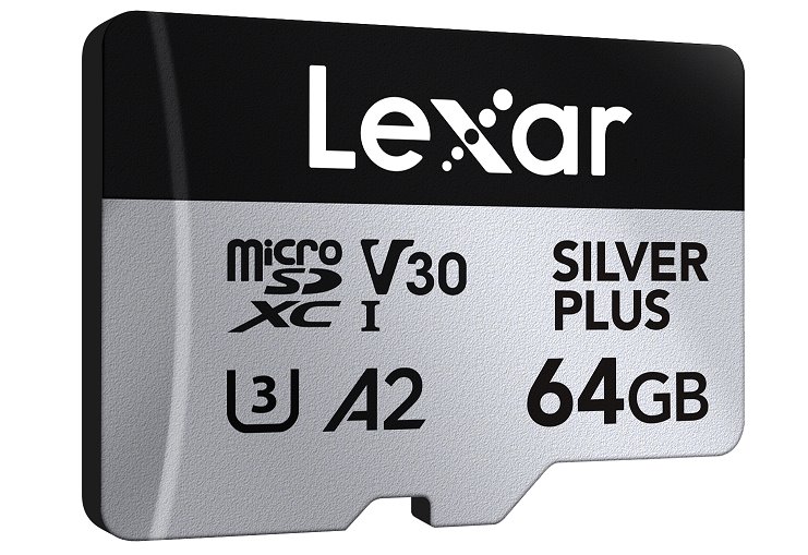 Lexar paměťová karta 2x 64GB High-Performance Silver Plus microSDXC™ UHS-I (čtení/zápis: 205/100MB/s)