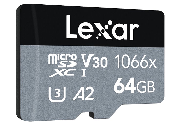 Lexar paměťová karta 64GB High-Performance 1066x microSDXC™ UHS-I, (čtení/zápis:160/70MB/s) C10 A2 V30 U3