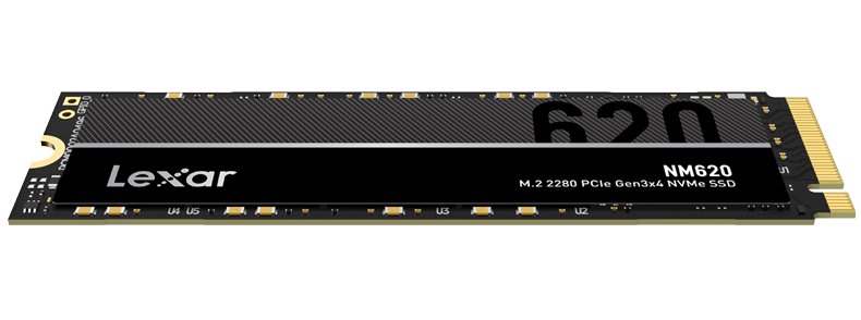 Lexar SSD NM620 PCle Gen3 M.2 NVMe - 512GB (čtení/zápis: 3500/2400MB/s)