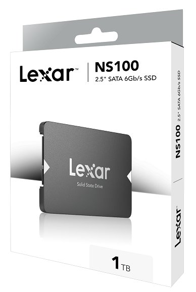 Lexar SSD NS100 2.5" SATA III - 1TB (čtení/zápis: 550/500MB/s)