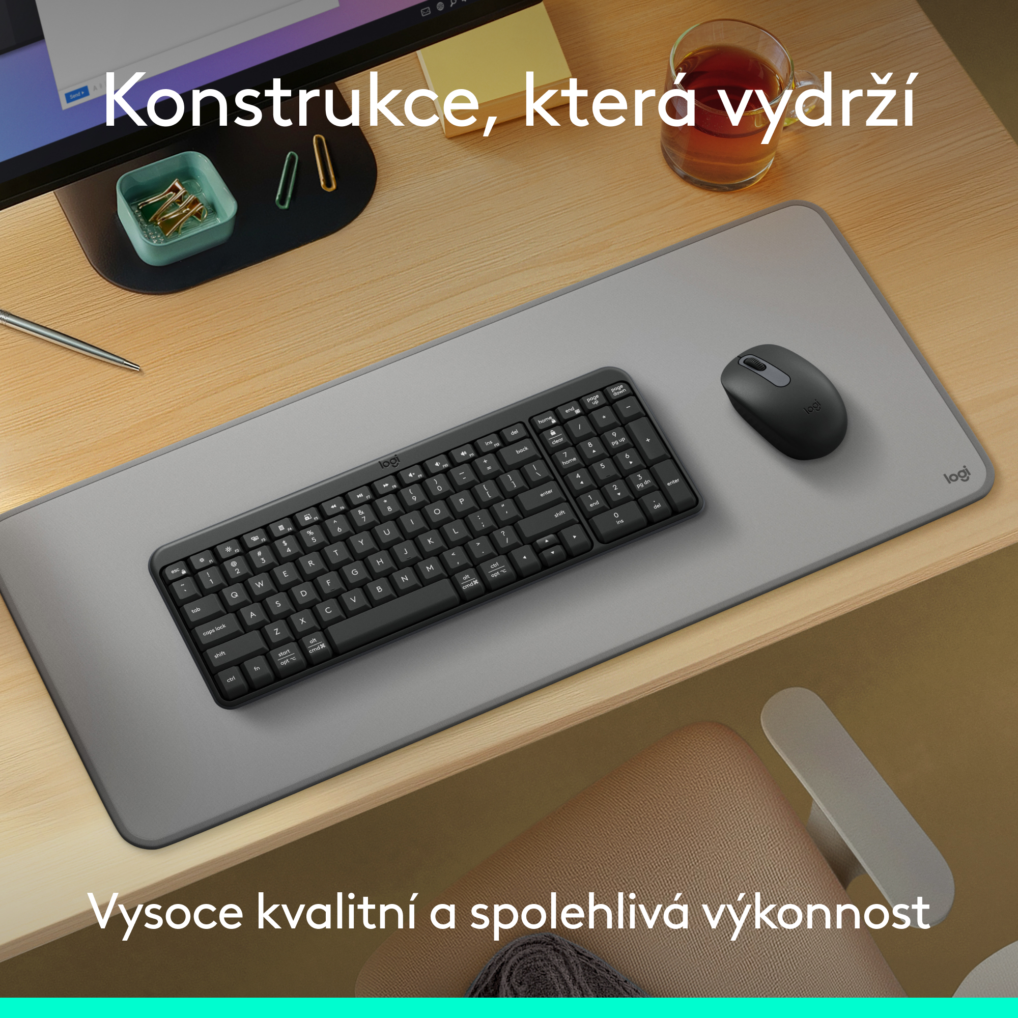Logitech® Keyboard K120 - CZE - USB - EER