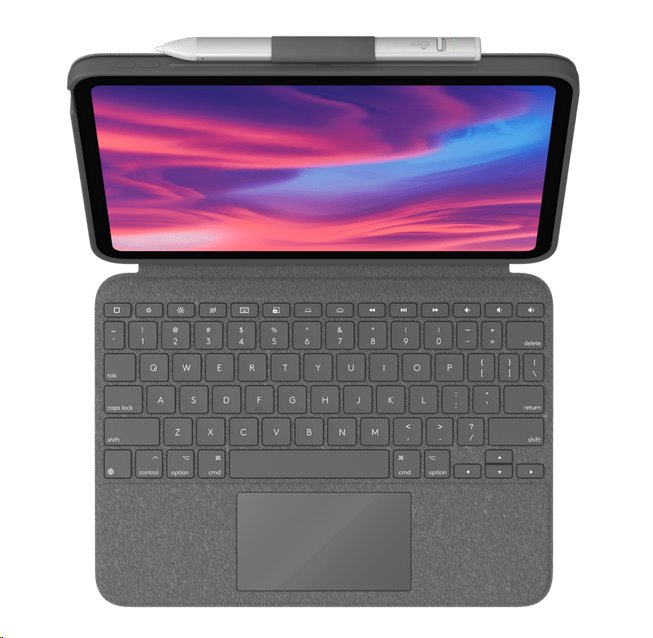 Logitech Combo Touch for iPad (10th gen) - OXFORD GREY - CZE-SKY