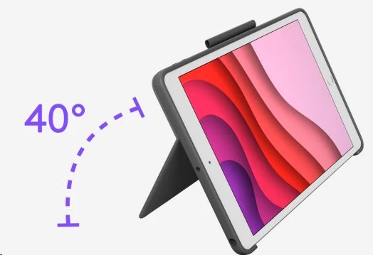 Logitech Combo Touch for iPad (7th&8th&9th gen 10,5") - GRAPHITE - CZE-SKY
