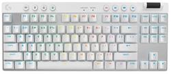 Logitech G PRO X TKL LIGHTSPEED Gaming Keyboard - WHITE - US INT'L - 2.4GHZ/BT - TACTILE