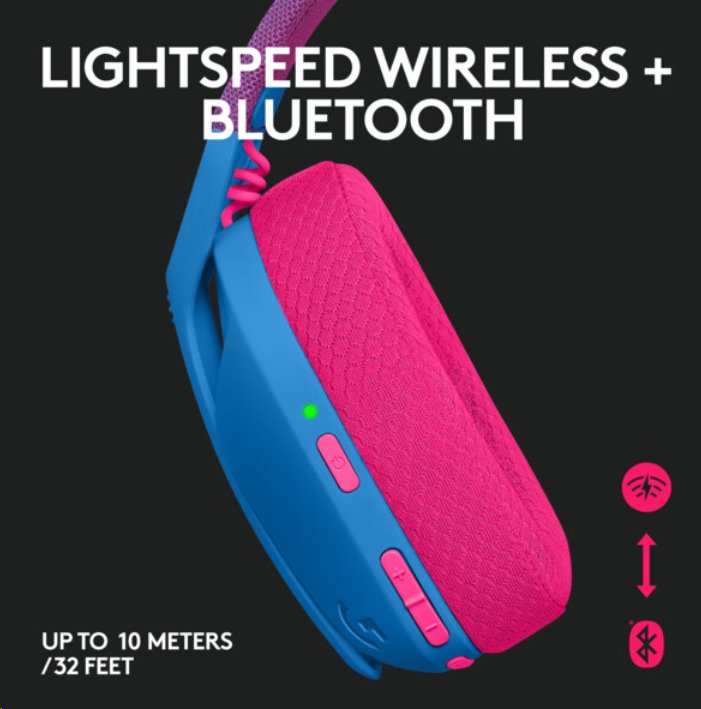 Logitech G435 LIGHTSPEED Wireless Gaming Headset - BLUE