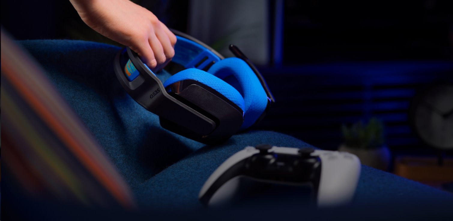 Logitech G535 LIGHTSPEED Wireless Gaming Headset - BLACK