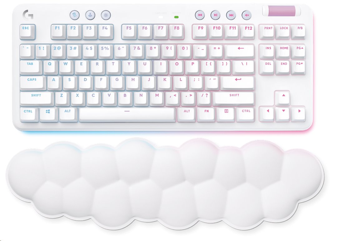 Logitech G715 Wireless Mechanical Gaming Keyboard - OFF WHITE - US INT'L - LINEAR