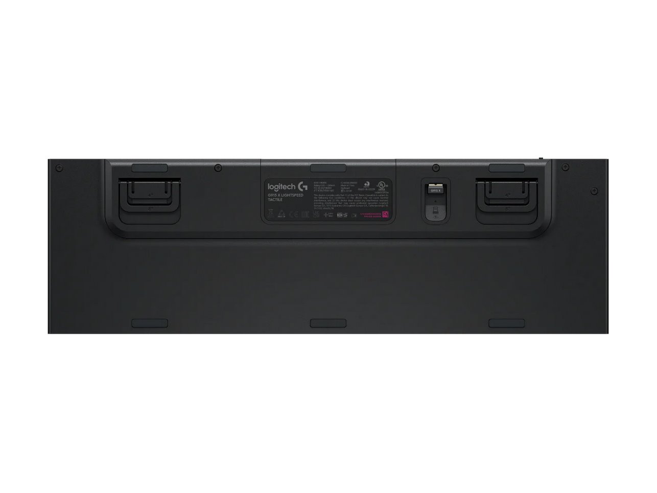 Logitech G915 X LIGHTSPEED Low-Profile Wireless Gaming Keyboard - TACTILE - BLACK - US - 2.4GHZ/BT - USB-C - EMEA