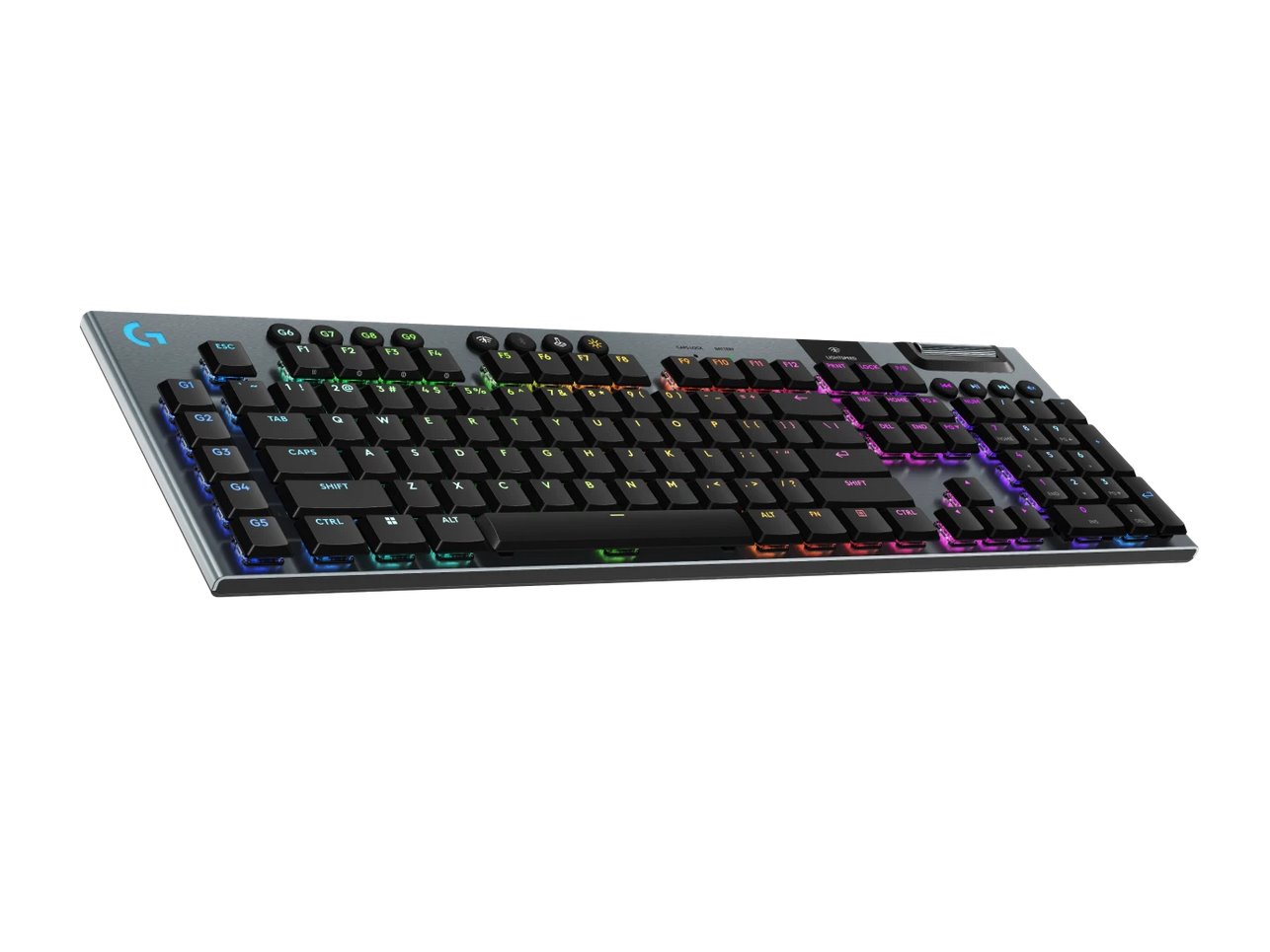 Logitech G915 X LIGHTSPEED Low-Profile Wireless Gaming Keyboard - TACTILE - BLACK - US - 2.4GHZ/BT - USB-C - EMEA