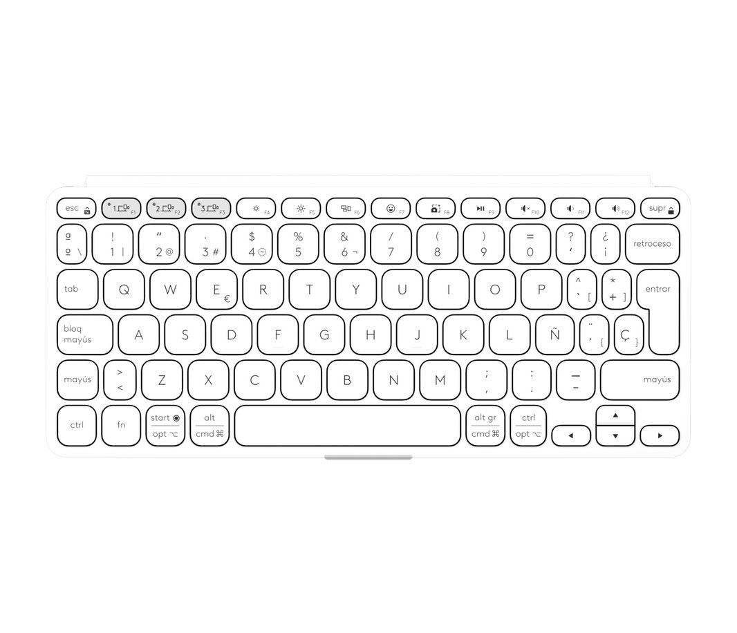 Logitech Keys-To-Go 2 - GRAPHITE - US - INTNL