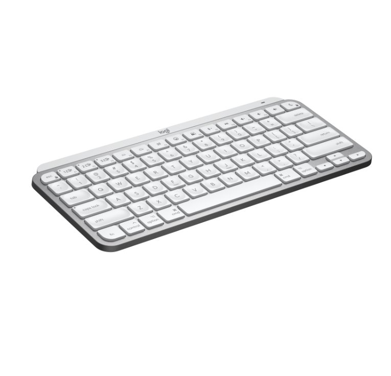 Logitech MX Keys Mini Minimalist Wireless Illuminated Keyboard - pro Mac - PALE GREY - US