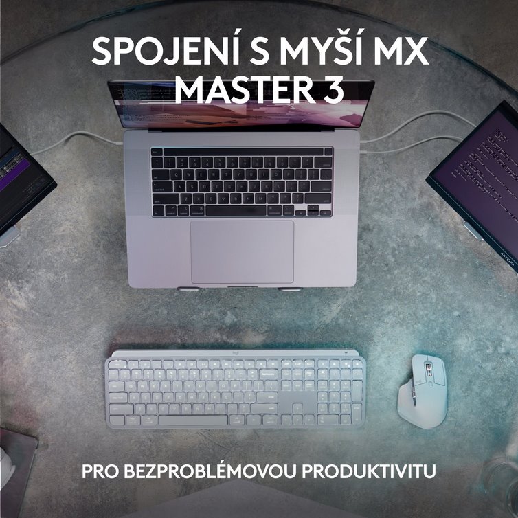 Logitech MX Keys S - PALE GREY - US INT'L - BT