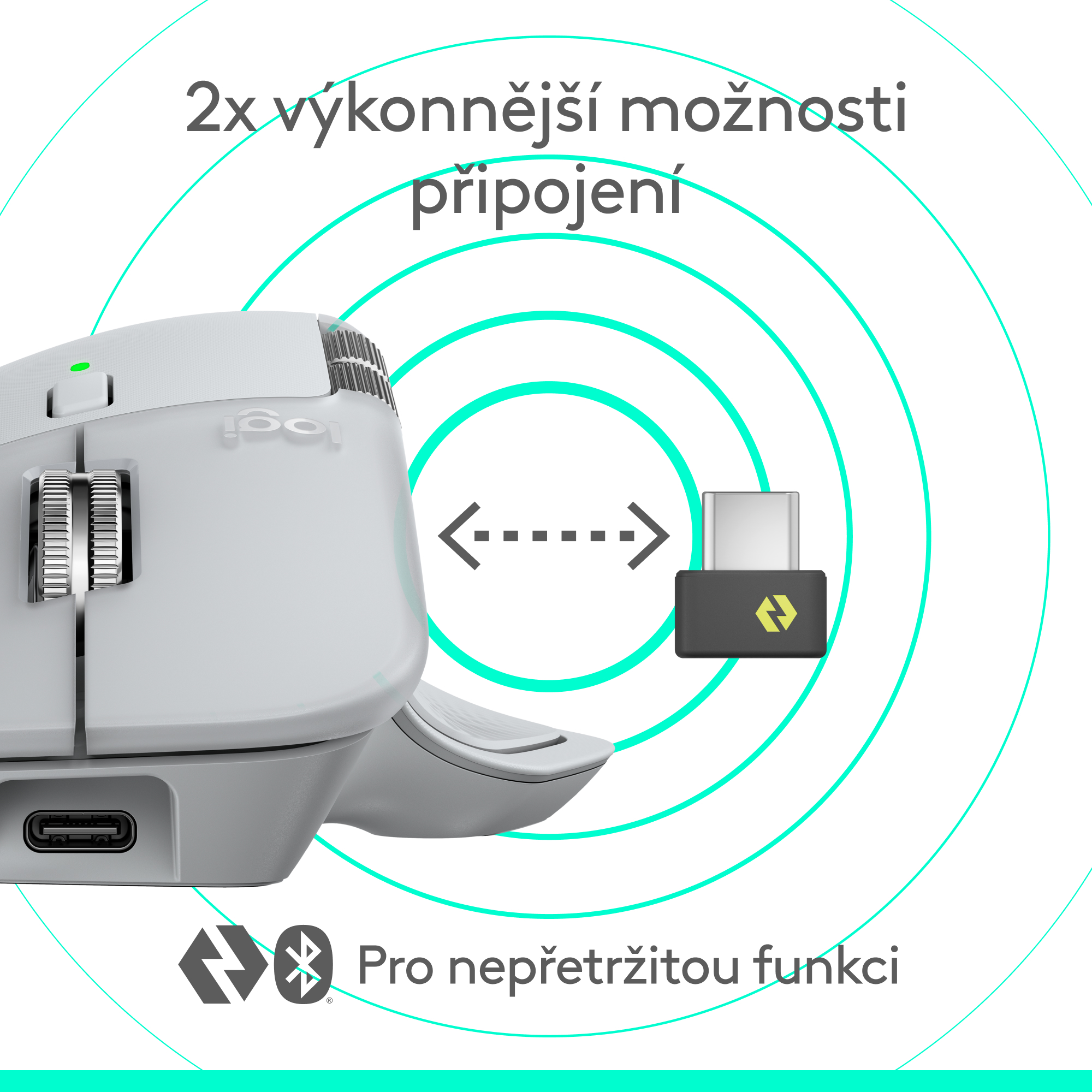 Logitech MX Master 4 - PALE GREY - EMEA