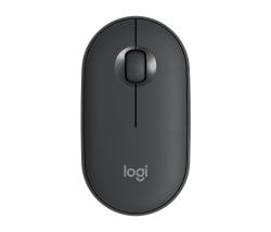Logitech Pebble M350 Wireless Mouse - GRAPHITE - 2.4GHZ/BT - EMEA