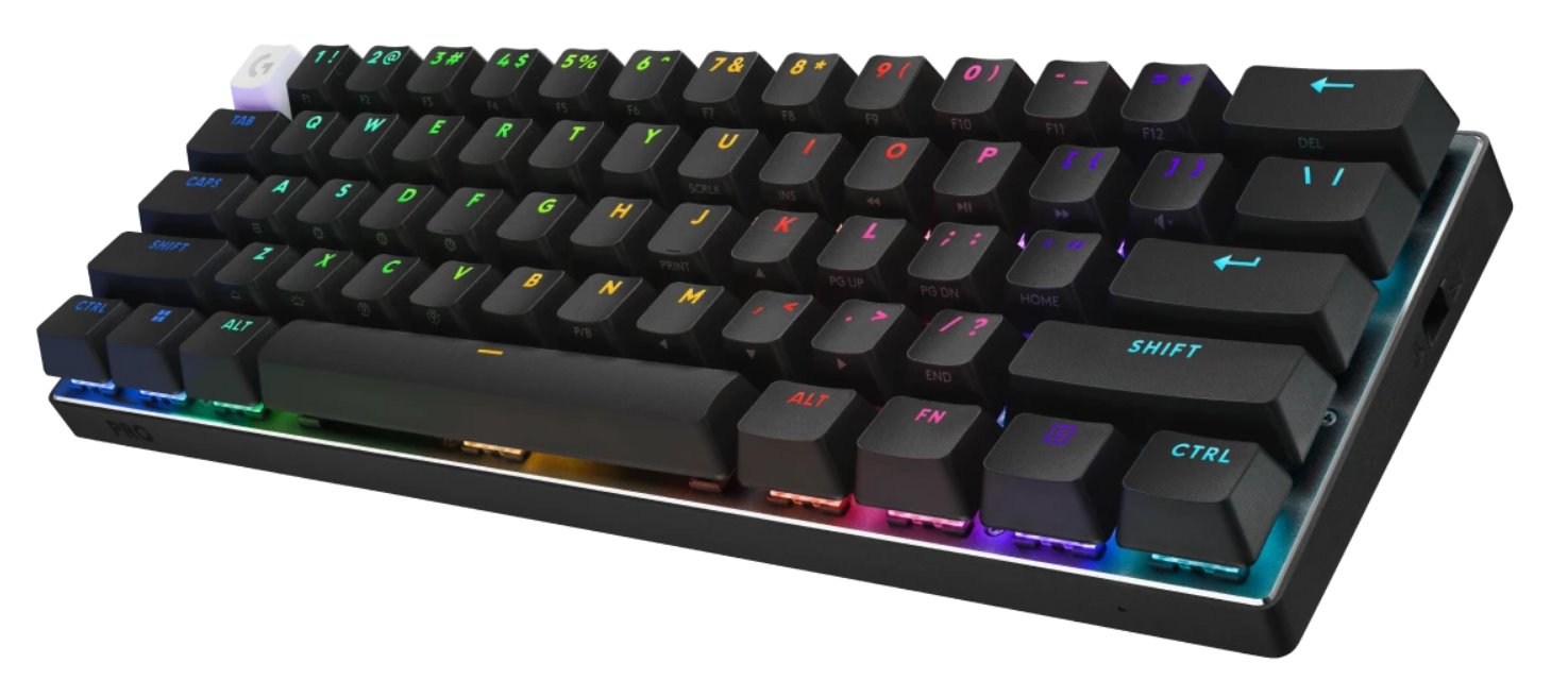 Logitech PRO X 60 LIGHTSPEED Wireless Gaming Keyboard (Tactile) - BLACK - US INT'L