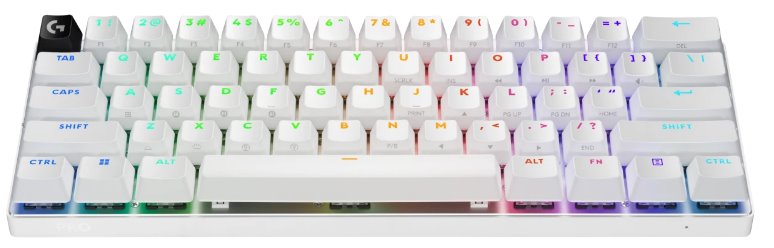 Logitech PRO X 60 LIGHTSPEED Wireless Gaming Keyboard (Tactile) - WHITE - US INT'L