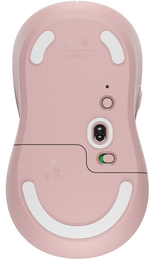 Logitech Signature M650 L Wireless Mouse - ROSE - EMEA