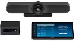 Logitech TAPMUPMSTINT TAP Small ZOOM, NUC11TNKI5, kamera MEETUP, Cat5e Kit