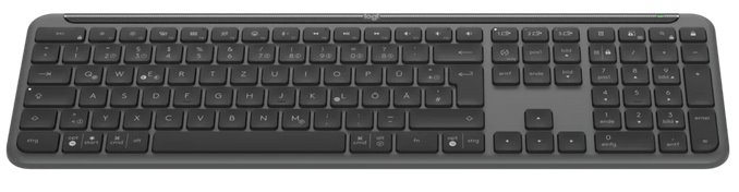 Logitech Wireless Keyboard SLIM K950 - GRAPHITE - US INT'L 2.4GHz/BT