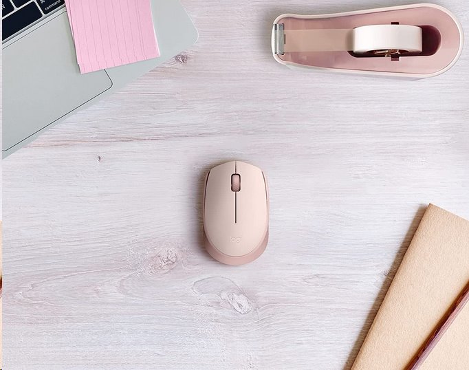 Logitech Wireless Mouse M171 ROSE - EMEA