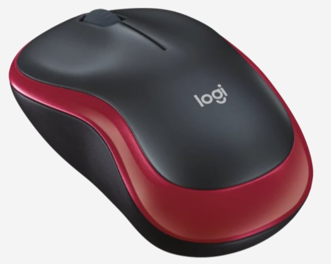Logitech® Wireless Mouse M185 - RED - 2,4GHZ