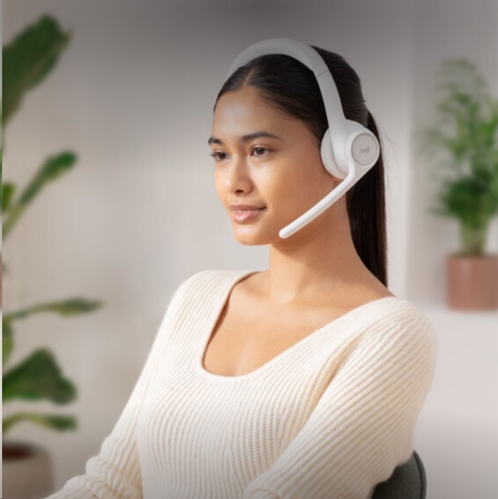 Logitech Zone 300 headset - WHITE - EMEA