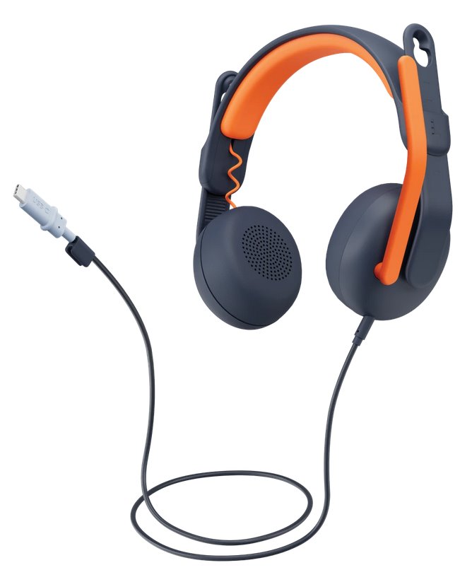 Logitech Zone Learn - CLASSIC BLUE - USB-C ON EAR