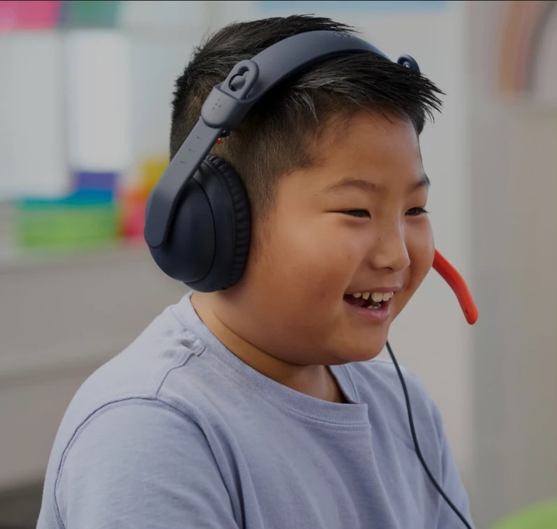 Logitech Zone Learn - CLASSIC BLUE - USB-C ON EAR
