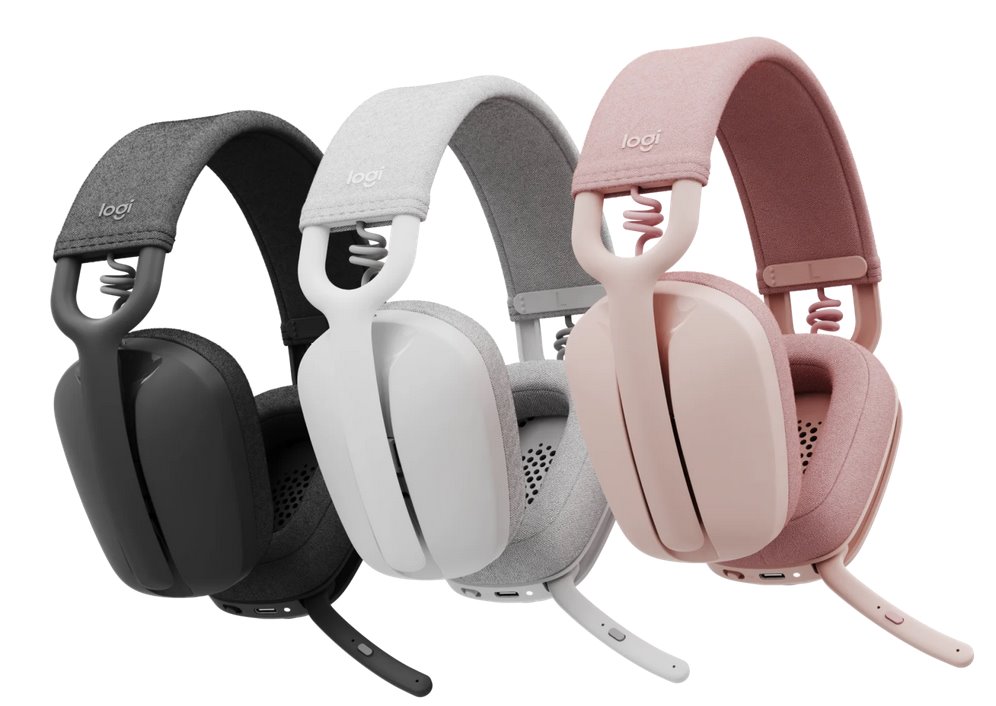 Logitech Zone Vibe Wireless MS bluetooth headset - OFF WHITE - EMEA