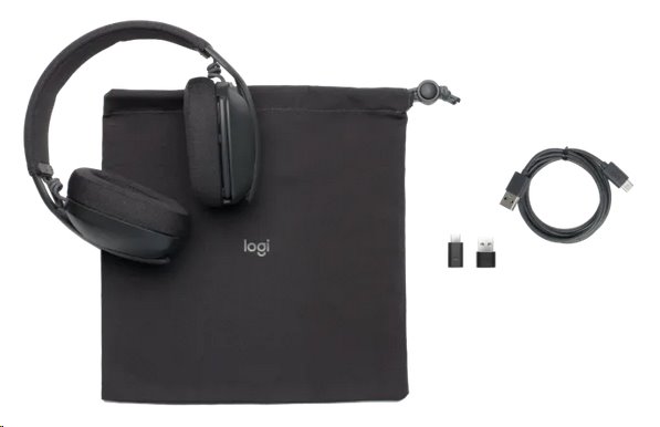 Logitech Zone Vibe Wireless UC headset - GRAPHITE - EMEA