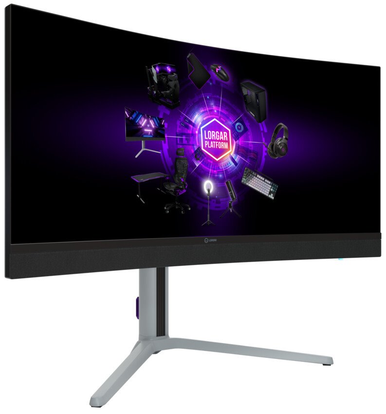 LORGAR 34 herní monitor zahnutý, miniLED