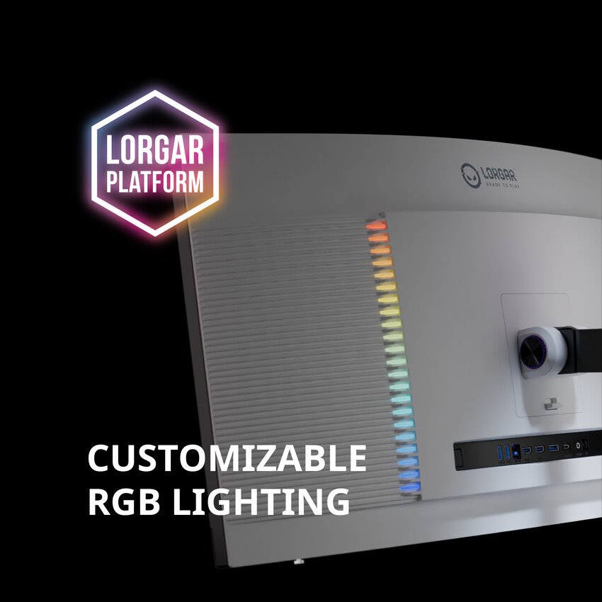 LORGAR 34 herní monitor zahnutý, miniLED