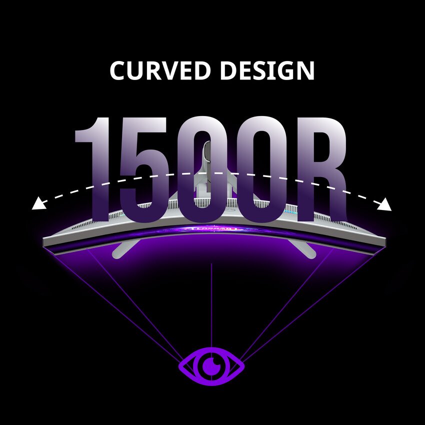 LORGAR 34 herní monitor zahnutý, miniLED