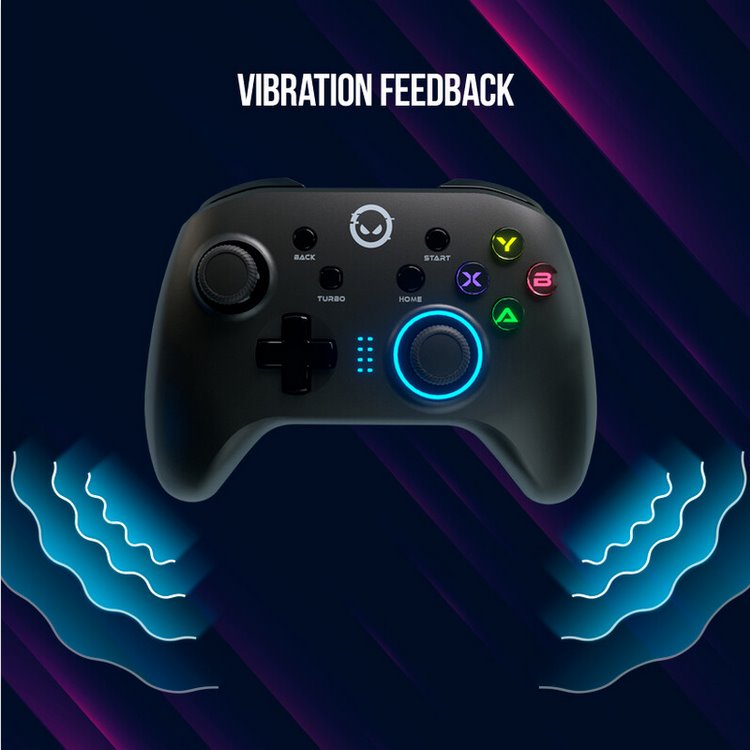 LORGAR gamepad TRIX-510 pro Nintendo Switch, Android, PC, iOS 13, PS3, černý