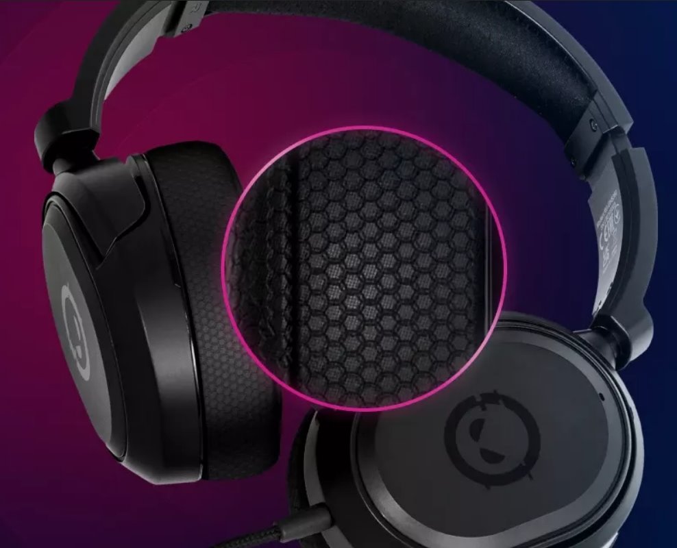 LORGAR herní headset Kaya 360, USB-A, 7.1 sound, výsuvný mikrofon s podsvícením