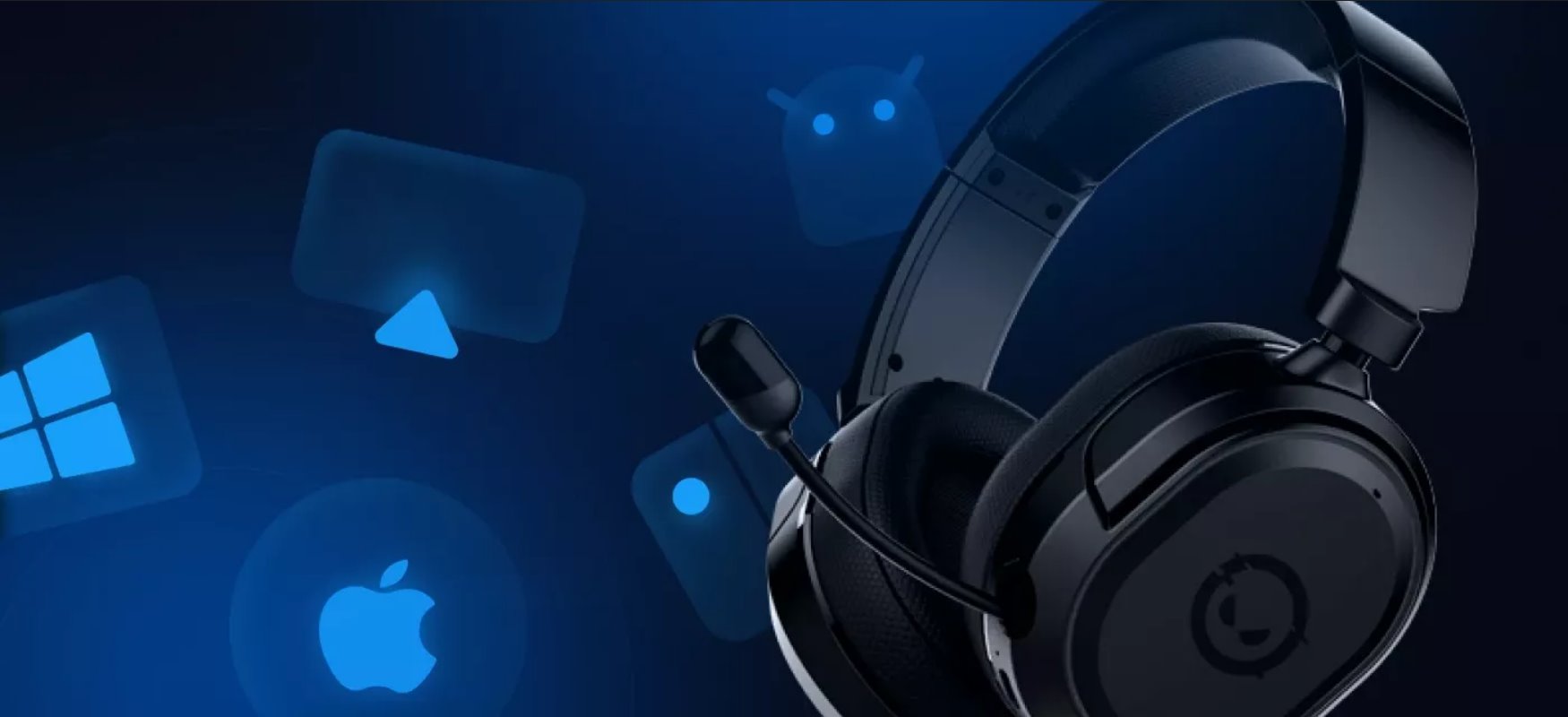 LORGAR herní headset Kaya 360, USB-A, 7.1 sound, výsuvný mikrofon s podsvícením
