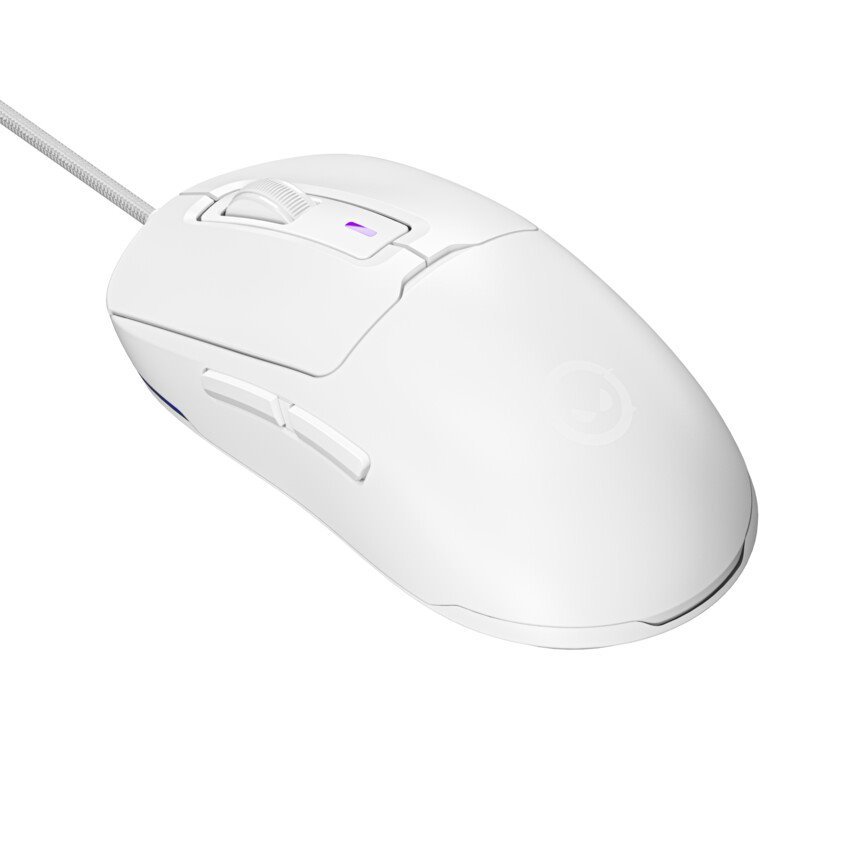 Lorgar herní myš MSA10, bílá