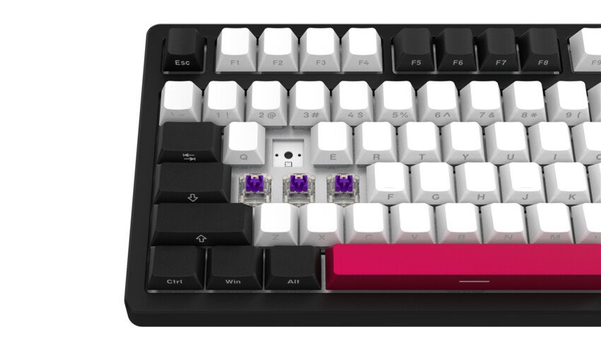 LORGAR Klávesnice KBP70TKLW, TKL mechanická, 75%, bezdrátová herní, černá/červená, CS