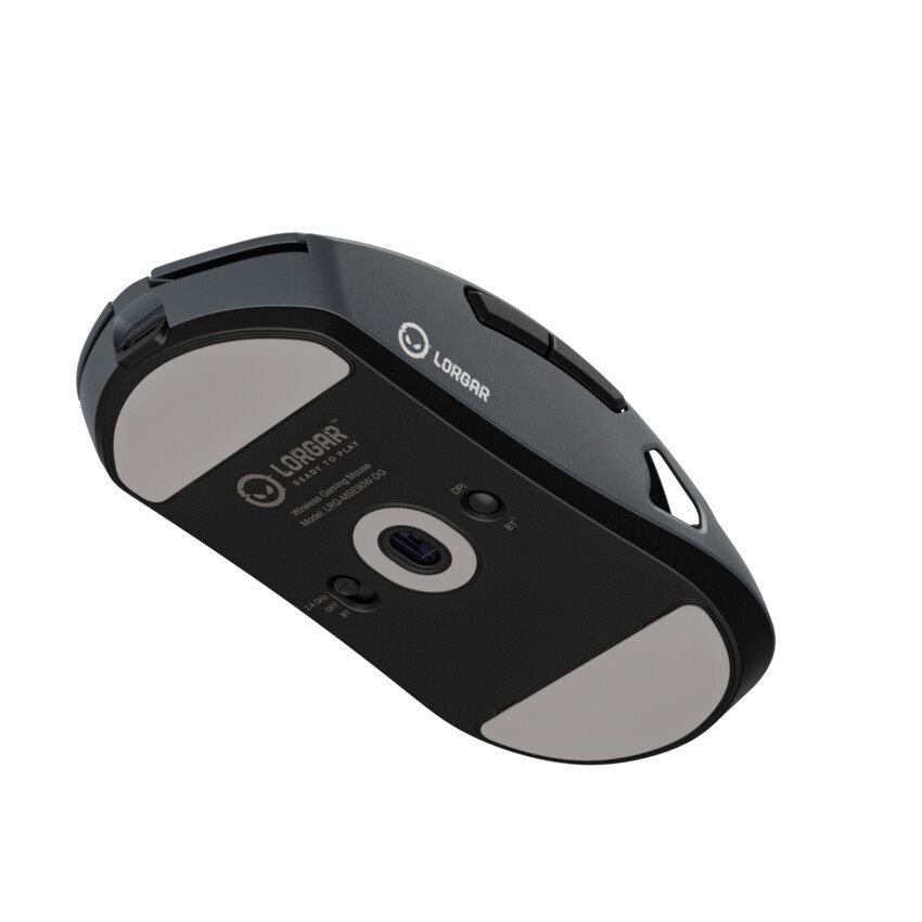 LORGAR myš MSE90W, šedá